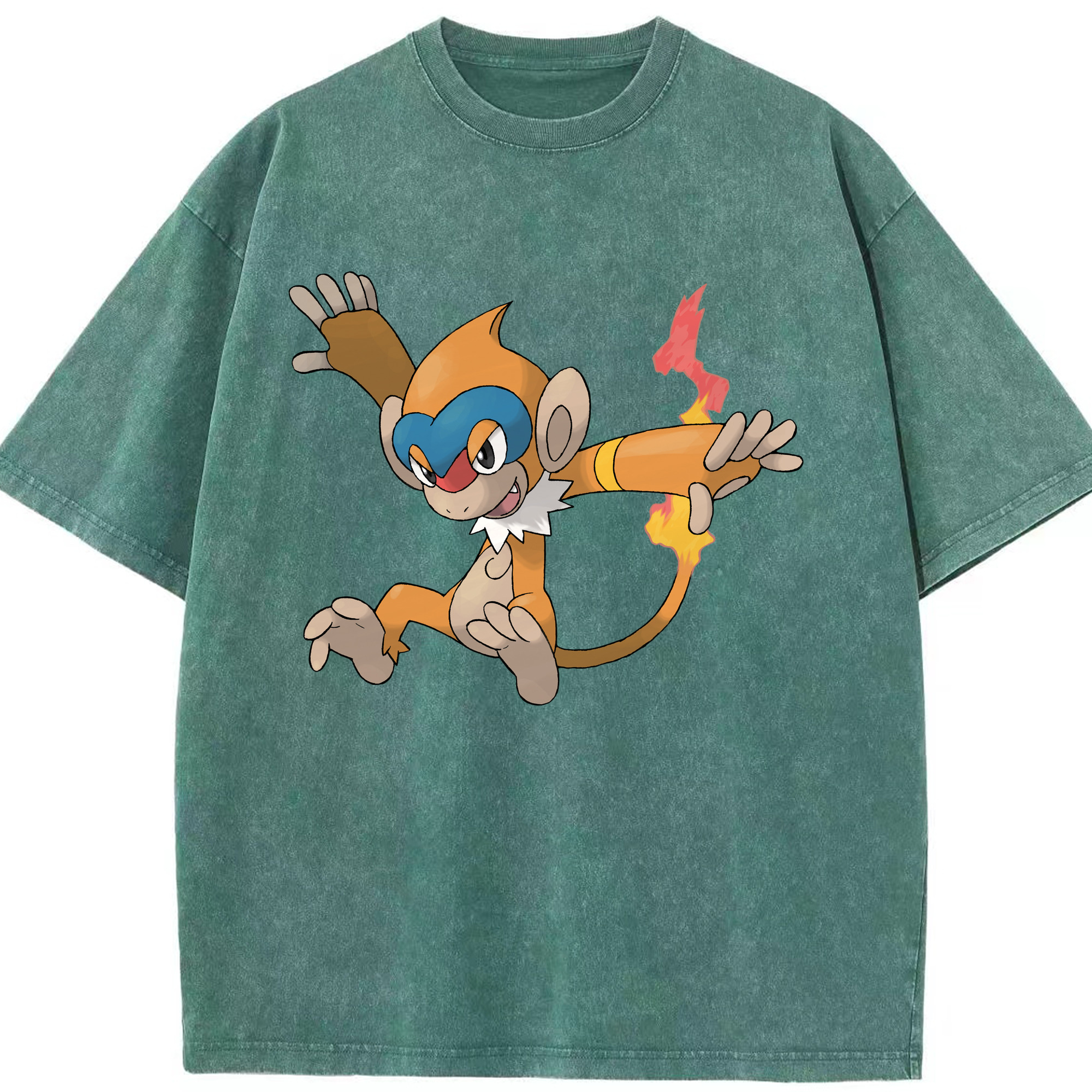 （画像用） ポケットモンスター Pokémon 綿100% ヴィンテージ風 半袖Tシャツ（フロントプリント）